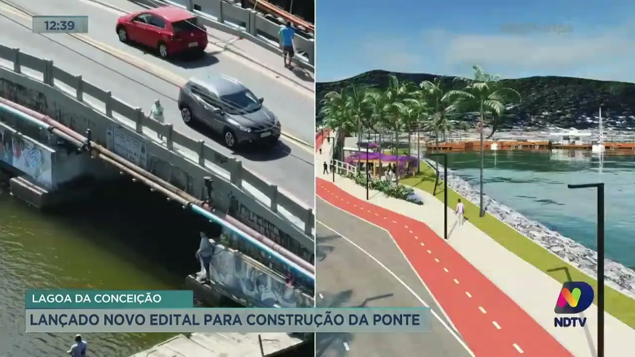 Lançado novo edital para construção da ponte da Lagoa da Conceição em Florianópolis