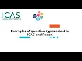 ICAS Assessments Examples of question types asked in ICAS and Reach