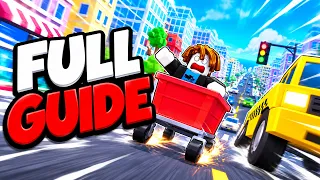 Drive a Cart Downhill GUIDE! (Best Carts, How To Get SCRAP Fast, Tips & Tricks) ROBLOX