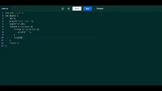 Print rhombus pattern in c programming