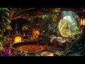 Download Lagu Cozy Relaxing Nook in Fireflies Hosue | Enchanting Fantasy Music \u0026 Crackling Fireplace Sound