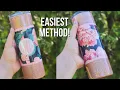 Scrapbook Paper Tumbler with CrystaLac Glitter Glue