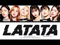 Lagu (G)I-DLE 'LATATA (Queendom Ver.)' Lyrics ((여자)아이들 LATATA (퀸덤 버전) 가사) (Color Coded Lyrics)