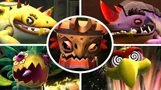 Donkey Kong Country Returns HD All Bosses No Damage 