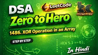 LeetCode 1486 XOR Operation in an Array Easy Java Solution DSA Zero to Hero
