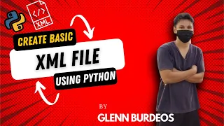Create basic XML file using Python Extension in Visual Studio