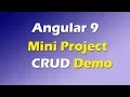 angular 9 CRUD Example Angular 9 mini project angular crud with JSON-server Angular9 CRUD