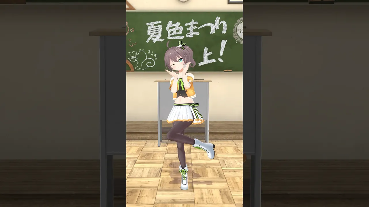 この曲聞くだけで青春した感でるよね  #夏色まつり #ホロライブ #踊ってみた #純恋愛のインゴット