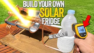 I Built a SOLAR FREEZER that reaches -48°C ❄️ DIY