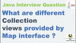 What are different Collection views provided by Map interface Java Collection Interview Questions