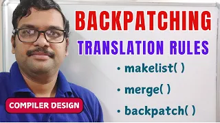 Backpatching Translation Rules in Compiler Design Functions Compiler Design