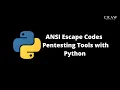 ANSI Escape Codes Pentesting Tools with Python Craw Security
