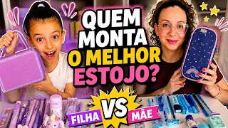 Quem Monta o Melhor Estojo? Mãe vs Filha