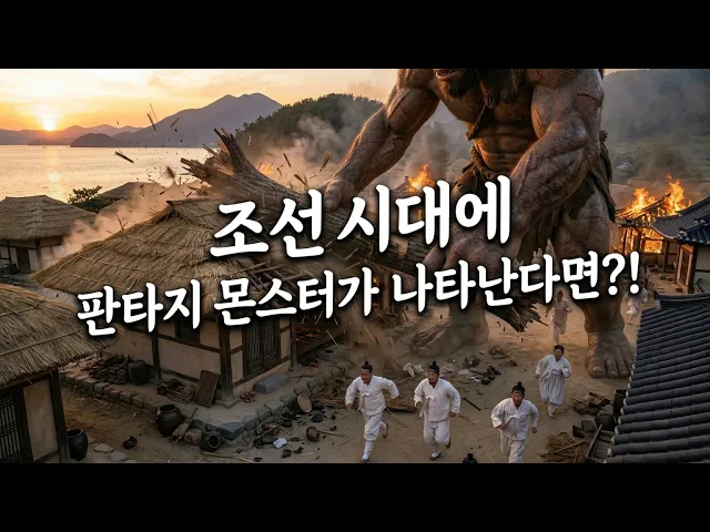 조선 시대에 판타지 세계 몬스터들이 나타난다면?! (조선 시대에 온 목적은?)