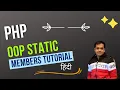 PHP OOP Static Members Tutorial in Hindi Static Methods and Properties