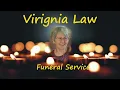 Virginia Law Funeral Service
