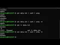 Linux Commands Tutorial 12 Pipelines sort and uniq commands