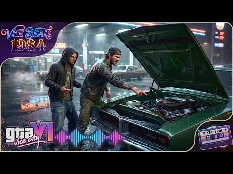 🏎️ Outrun Speed Drive — 1 Hour Synthwave Mix | GTA 6 Vice City