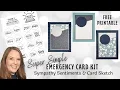 Emergency Card Sympathy Kit FREE PRINTABLE