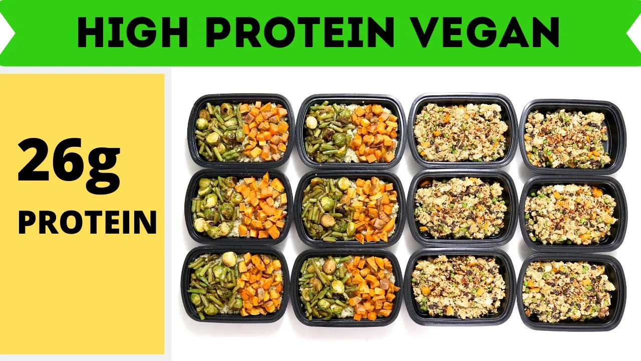 Meal Prep: High Protein Vegan Meal Prep Recipe