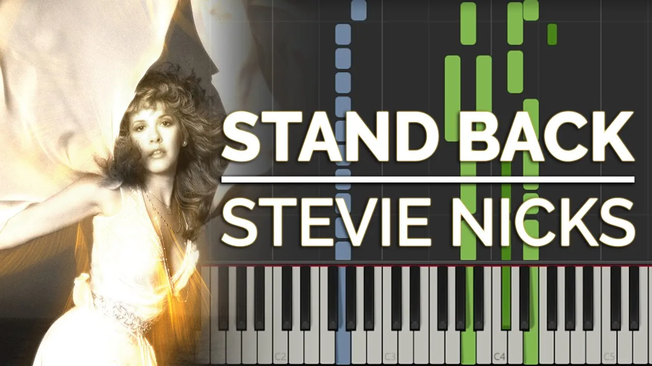 Stevie Nicks - Stand Back (Synthesia Piano Tutorial) + FREE Sheets