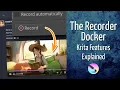 How to record directly from Krita and post to social media