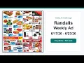 Randalls Weekly Ad 26 - 26 Best Deals