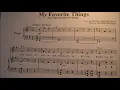 My Favorite Things Piano Accompaniment