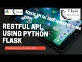 Creating Restful API using Python Flask Rest API in one CRUD API in Flask