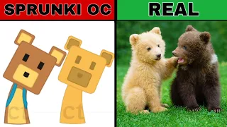 my sprunki oc bear vs sand bear from super bear adventure in real life