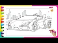 LAMBORGHINI Revuelto Coloring Pages Satisfying Coloring Book Pages - Kids Coloring Pages