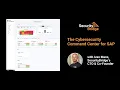 SecurityBridge for SAP Security - Short Introductory demo with our CTO Ivan Mans