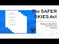 The SAFER SKIES Act 6 Steps to Build Your Counter-Drone Program