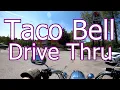 Taco Bell Drive Thru on Motorcycle