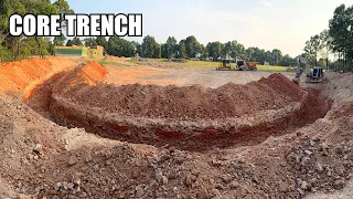 Digging the Core Trench for a Acre Pond Doss Farms Pond Talk