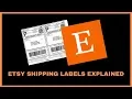 ETSY SHIPPING TUTORIAL - HOW TO PRINT ETSY SHIPPING LABELS