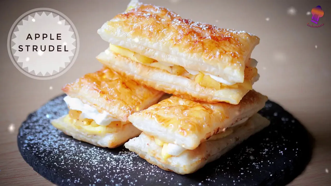 Easy Apple Strudel. 