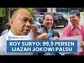 Lagu Projo Pamer Lihat Ijazah Asli Jokowi, Roy Suryo Tegaskan Dapat Salinan dari KPU 99,9 Persen Palsu