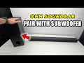 Onn Soundbar How to Pair With Subwoofer