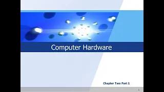 Introduction To Computer Science Lecture No 2 Chapter 2 Part 1 Computer Hardware 
