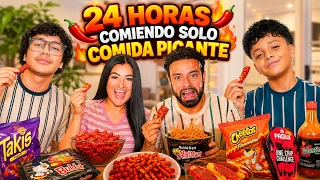 SOLO COMIDA PICANTE POR 24 HORAS😅