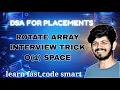 Rotate Array in Python O 1 Space Interview Trick DSA Coding