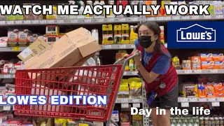 A DAY IN THE LIFE OF A LOWES EMPLOYEE what I actually do