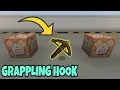 MCPE TUTORIALS WORKING GRAPPLING HOOK