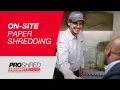 PROSHRED On-Site Paper Shredding