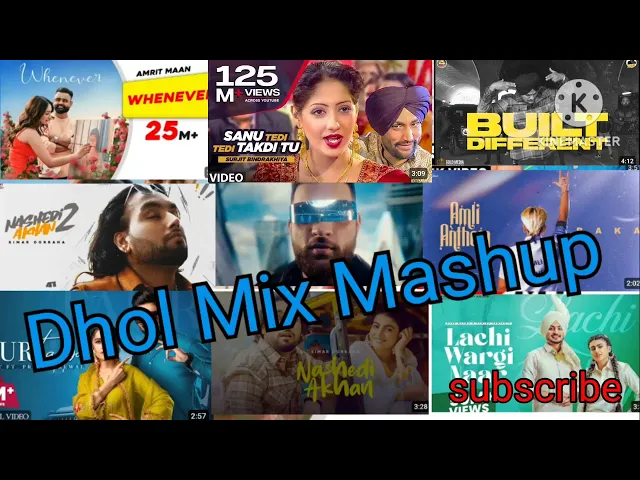 Download MP3 New Punjabi Songs || Dhol mix mashup || Non stop Bhangra Mashup || New punjabi dhol mix mashups ||