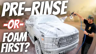 Foam Cannon Car Wash SHOULD YOU RINSE YOUR CAR BEFORE FOAMING