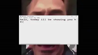 Tony Stark screaming in 2008