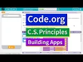 Processing Arrays Lesson 15 6 Tutorial with Answers Code org CS Principles