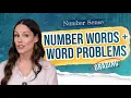 Number Words Word Problems Practice Free 2nd Grade Math Grading Bible Break